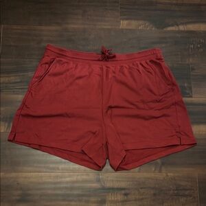 Women’s Red Casual Shorts
